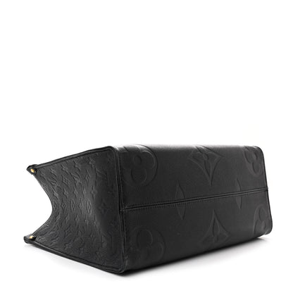 Louis Vuitton Empreinte Monogram Giant OnTheGo MM Black 4 of 10