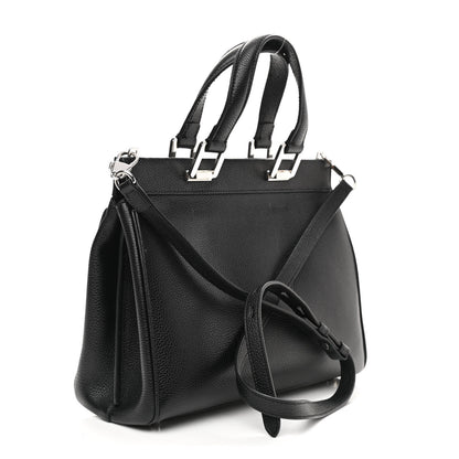 Gucci Grainy Calfskin Small Zumi Top Handle Bag Black 3 of 11