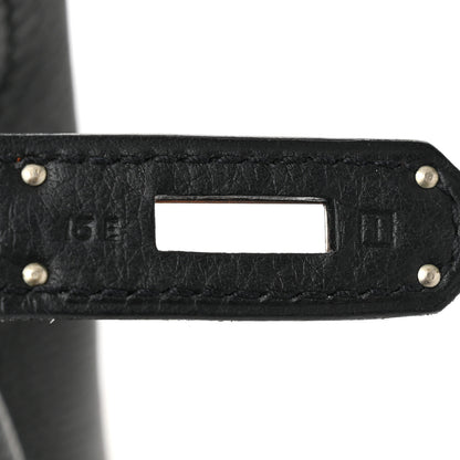 Hermes Taurillon Clemence Birkin 35 Black 7 of 12