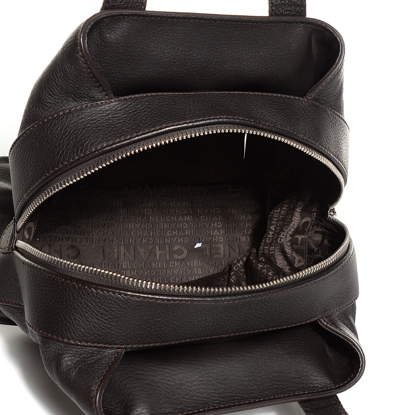 Deerskin Tote Dark Brown