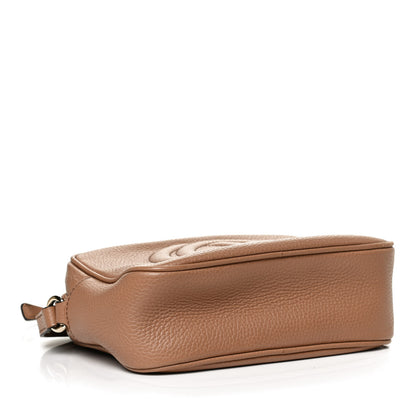 Gucci Pebbled Calfskin Small Soho Disco Bag Camelia 4 of 12