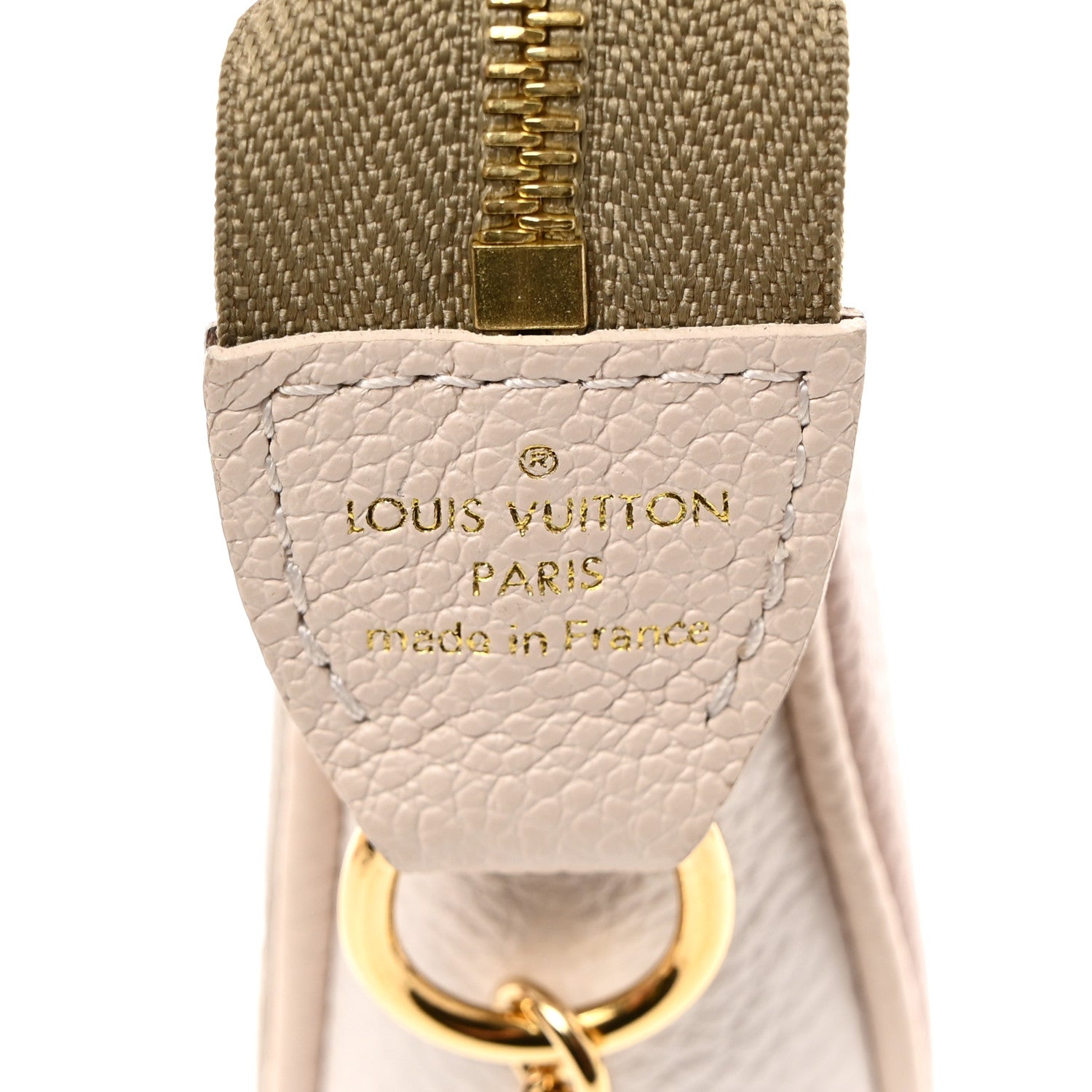 Louis Vuitton Empreinte Spring in the City Mini Pochette Accessories Kaki Beige Cream 6 of 6