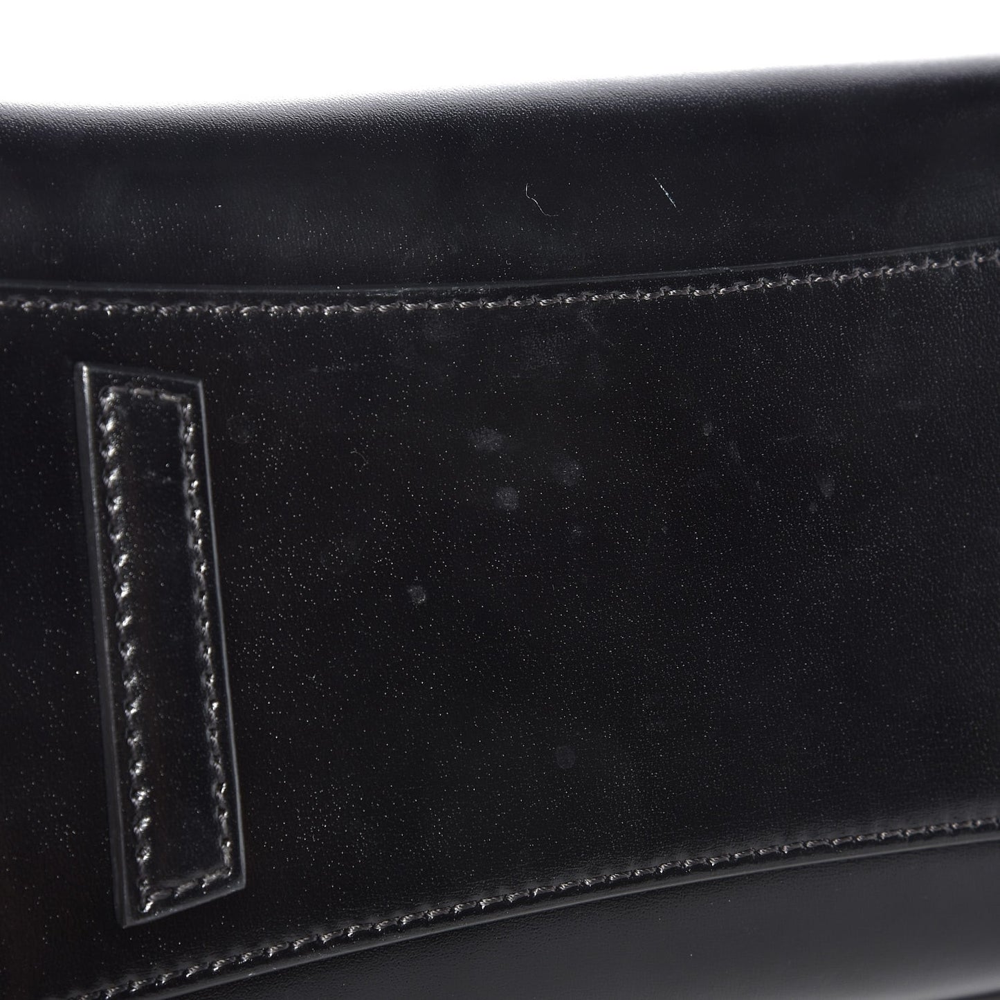 Shiny Lord Calfskin Mini Antigona Black
