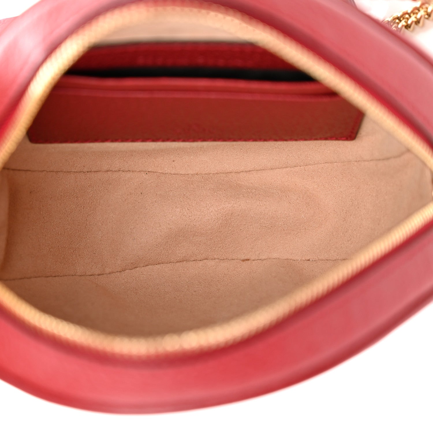 Gucci GG Supreme Monogram Web Flora Mini Ophidia Round Backpack Red 5 of 10