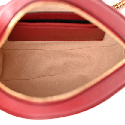 Gucci GG Supreme Monogram Web Flora Mini Ophidia Round Backpack Red 5 of 10
