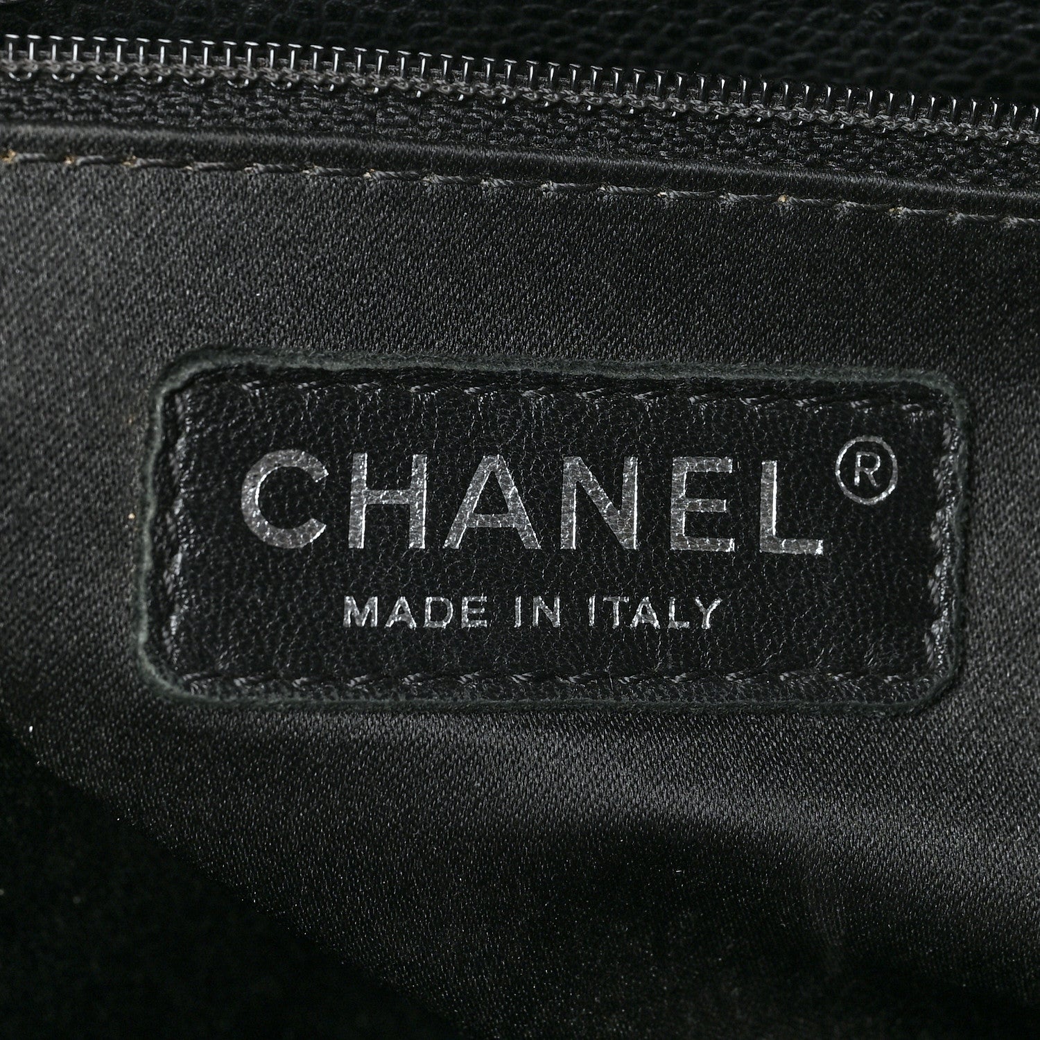 Chanel Caviar Quilted XL Grand Shopping Tote GST Black 8 of 12