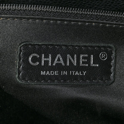 Chanel Caviar Quilted XL Grand Shopping Tote GST Black 8 of 12