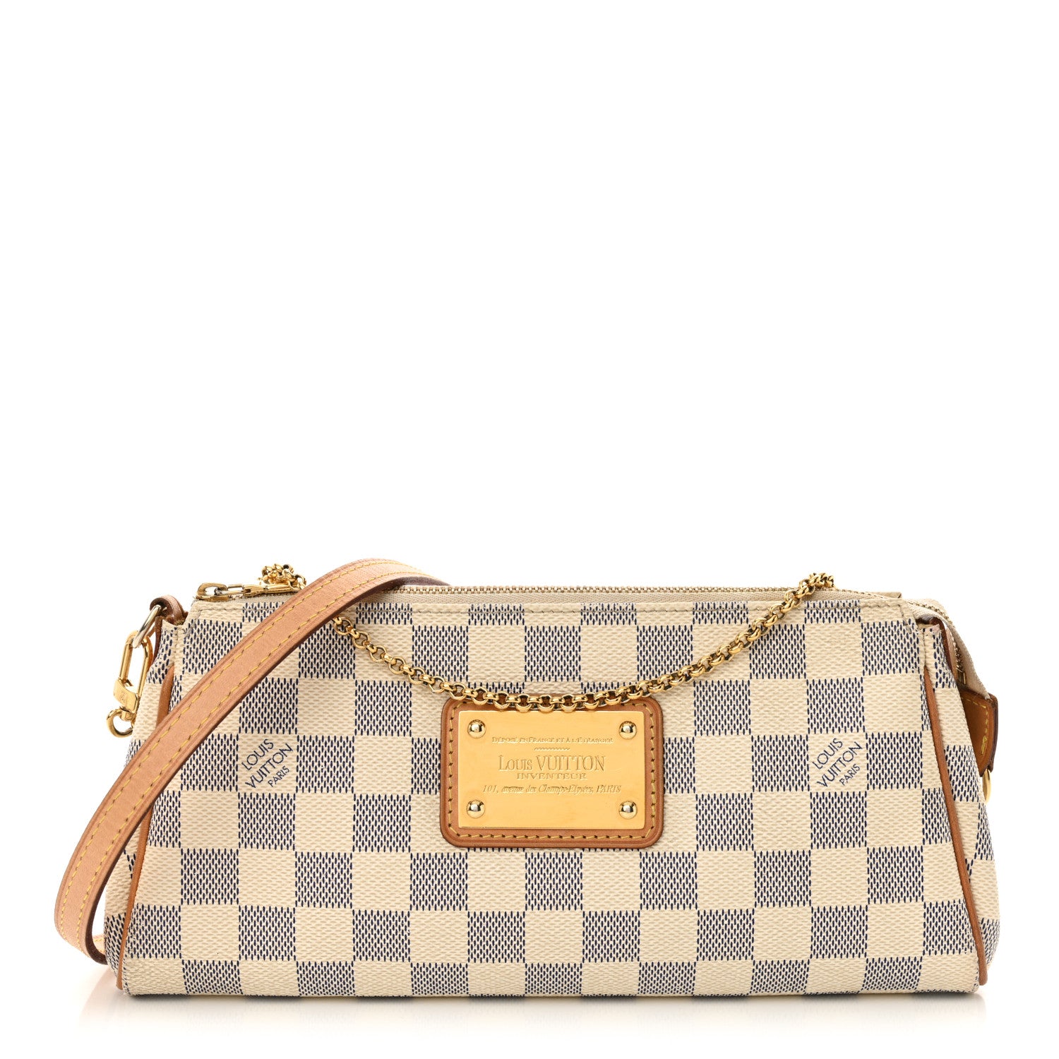 Louis Vuitton Damier Azur Eva Clutch 1 of 12