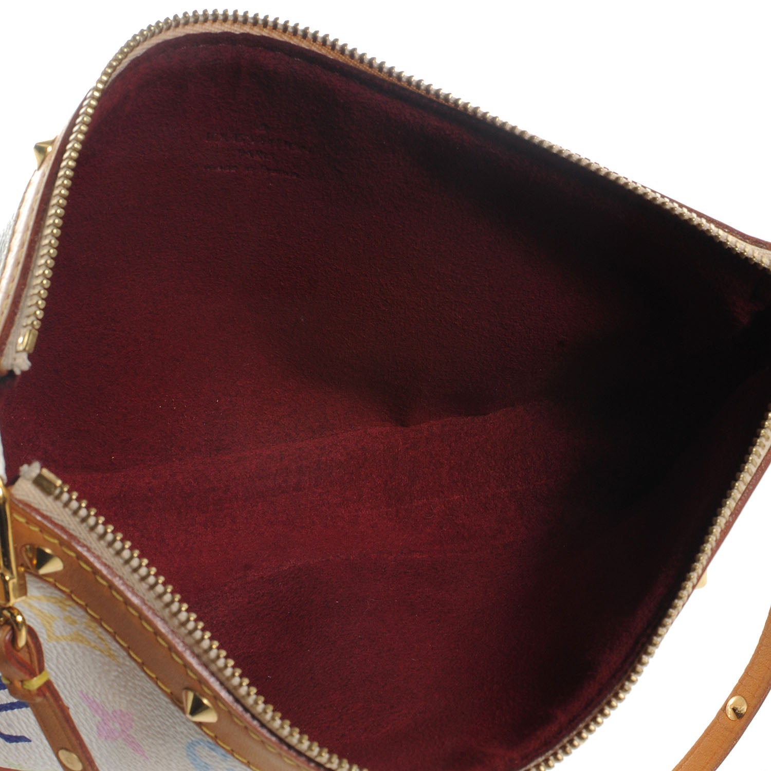 Louis Vuitton Monogram Multicolor Pochette Accessories White 6 of 8