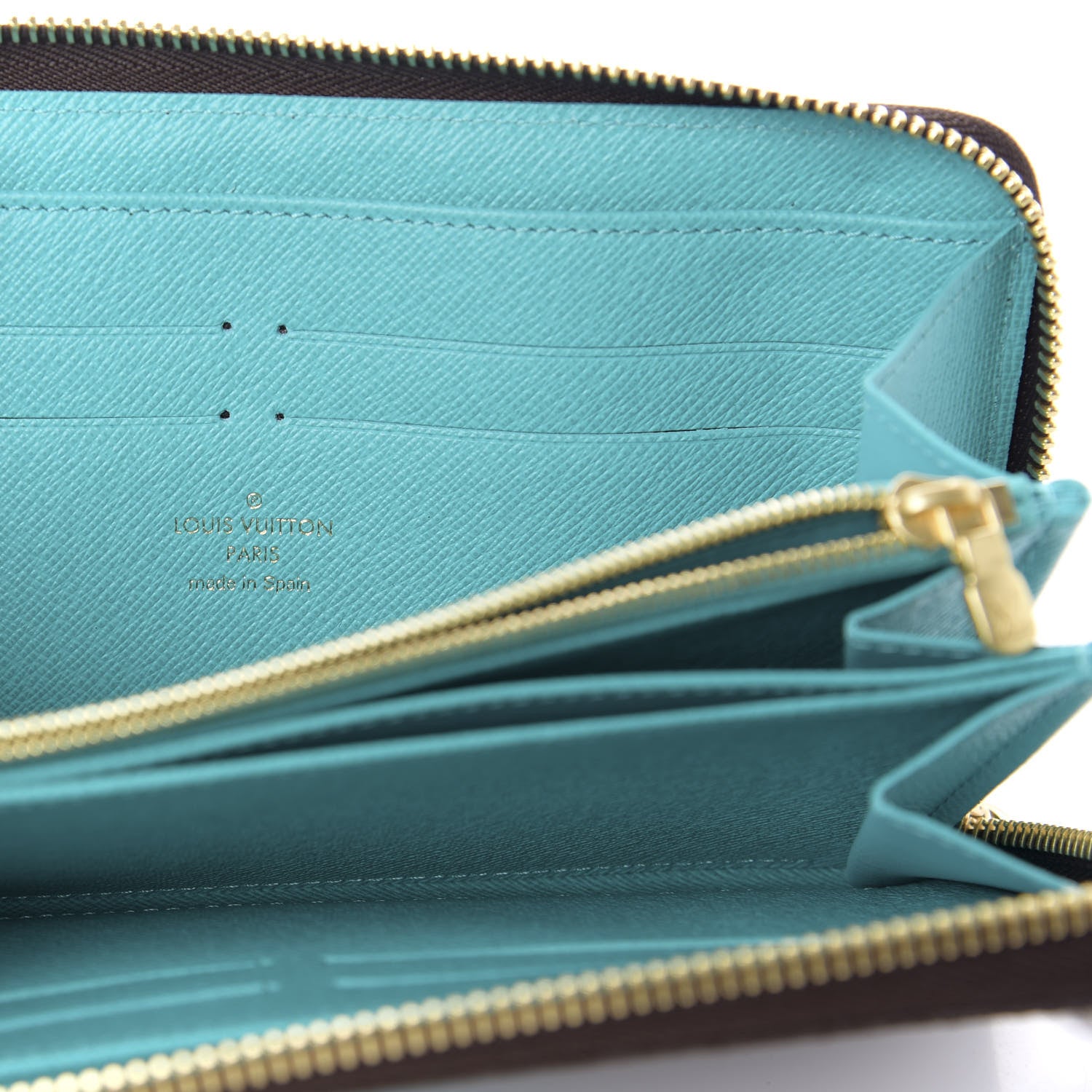 Louis Vuitton Monogram V Zippy Wallet Turquoise 6 of 8