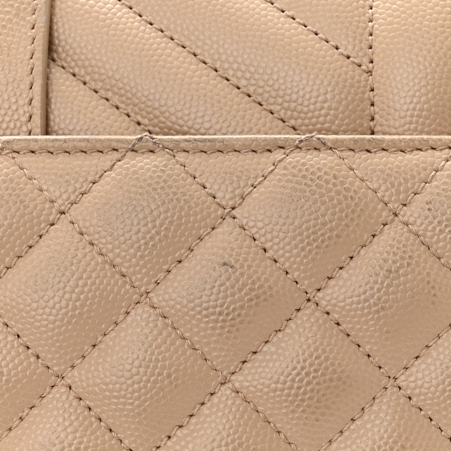 Saint Laurent Grain De Poudre Textured Mixed Matelasse Medium Triquilt Monogram Satchel Dark Beige 14 of 15