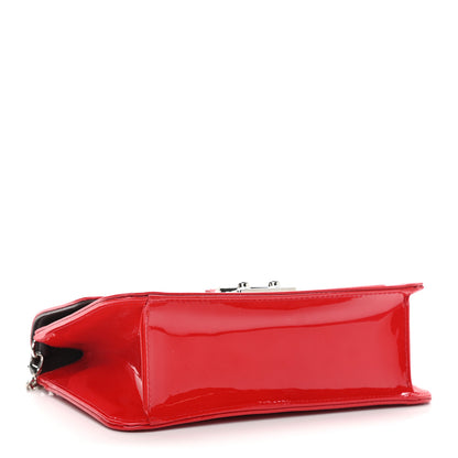 Christian Dior Metallic Box Patent Calfskin Miss Dior Promenade Pouch Red 4 of 12
