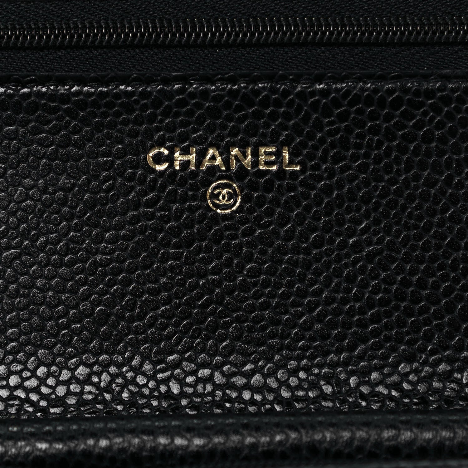 Chanel Caviar Quilted Wallet On Chain WOC Black 6 of 15