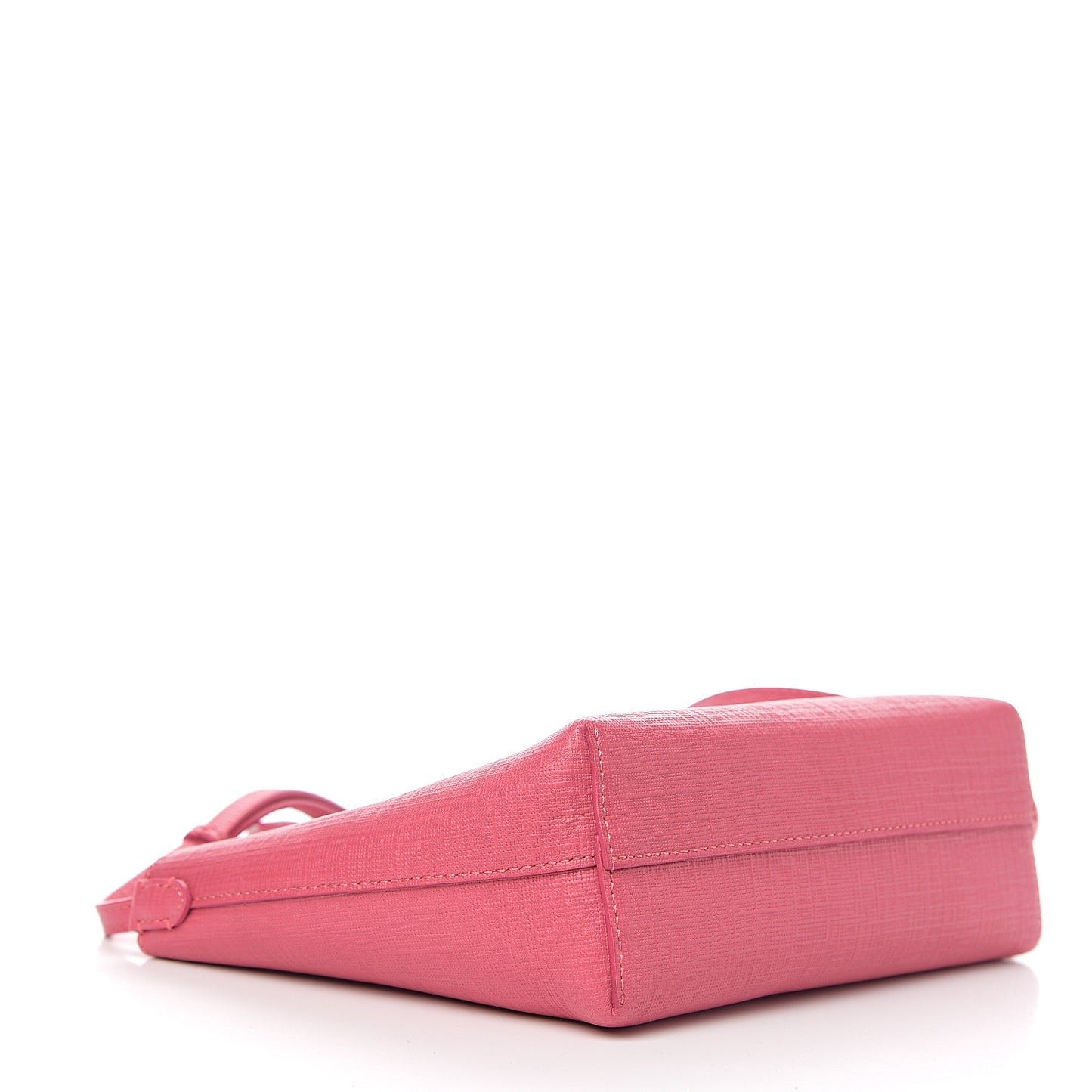 Saffiano Mini Shopper Tote Pink