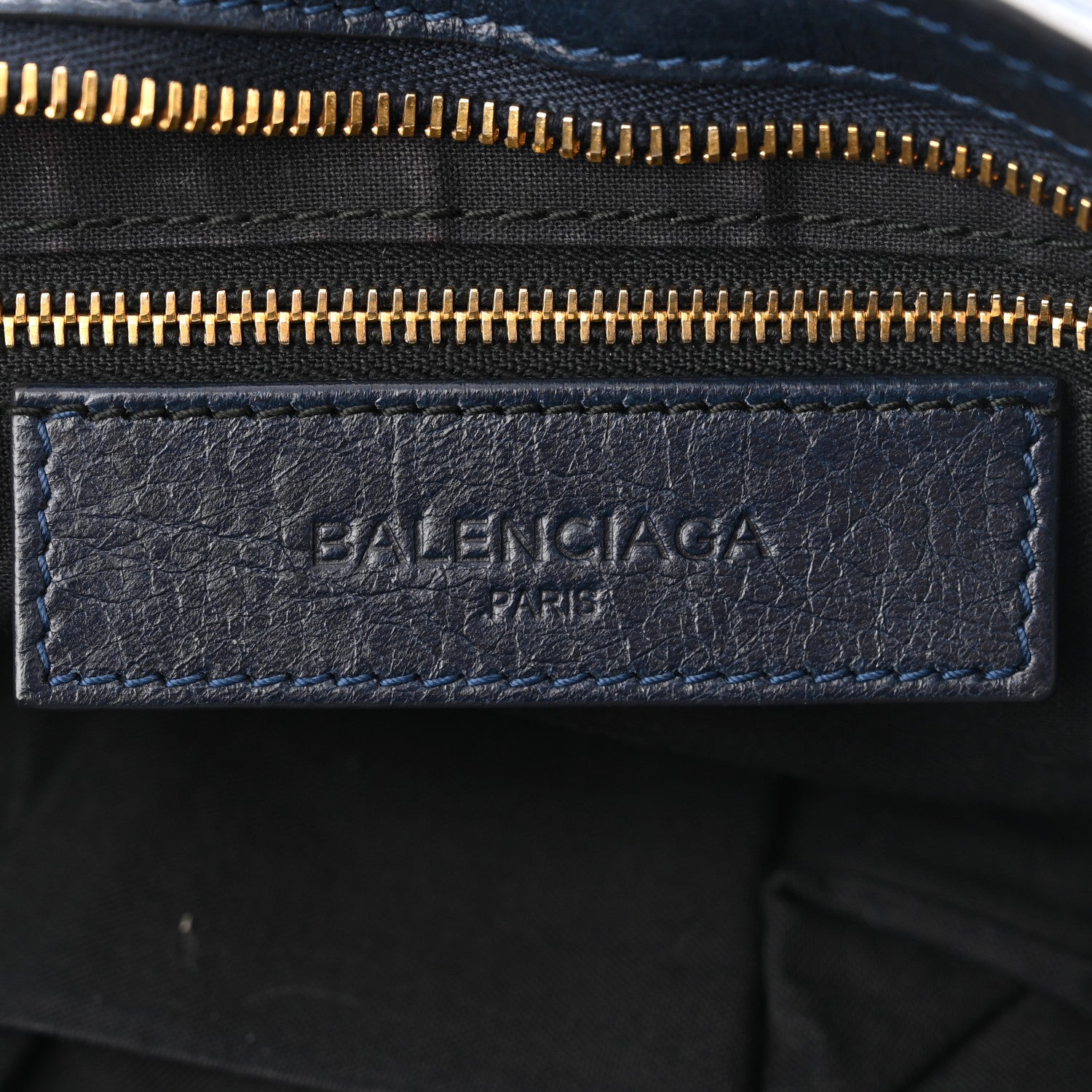 Balenciaga Agneau Giant 12 Gold Hardware City Bleu Obscur 6 of 10