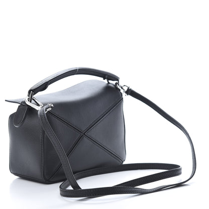 Loewe Calfskin Mini Puzzle Bag Black 3 of 10