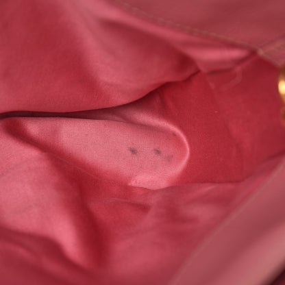 Miu Miu Goatskin Madras Shopping Tote Rosa Gemma 9 of 15