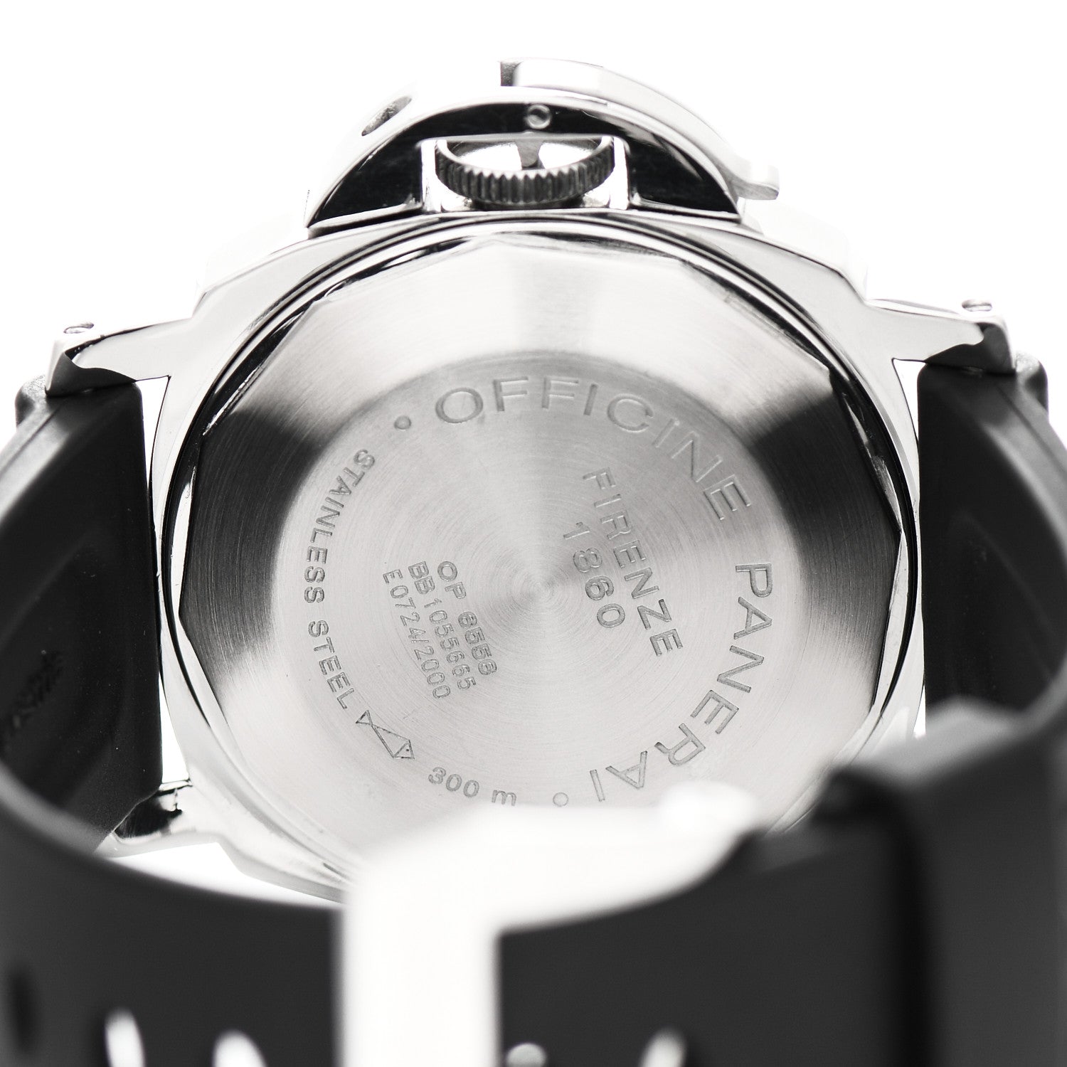 Panerai Stainless Steel Rubber 44mm Luminor 3 Day Power Reserve Automatic Watch Black PAM00090 3 of 3