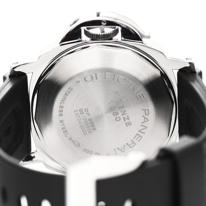 Panerai Stainless Steel Rubber 44mm Luminor 3 Day Power Reserve Automatic Watch Black PAM00090 3 of 3