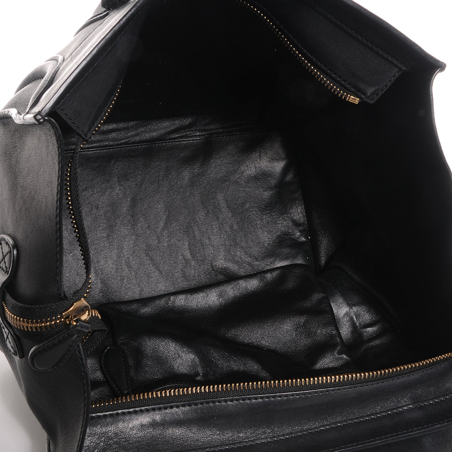 Smooth Calfskin Mini Luggage Black