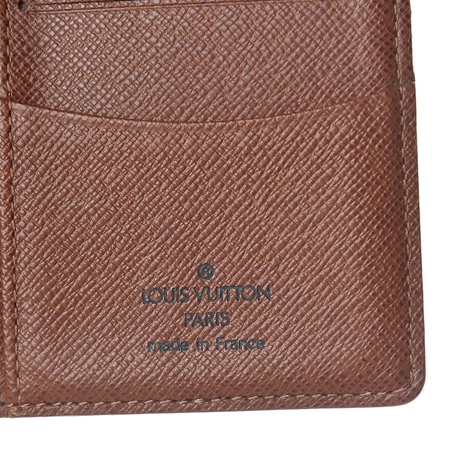 Monogram Pocket Organizer Card Holder