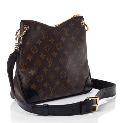 Louis Vuitton Monogram Odeon PM Black 2 of 4