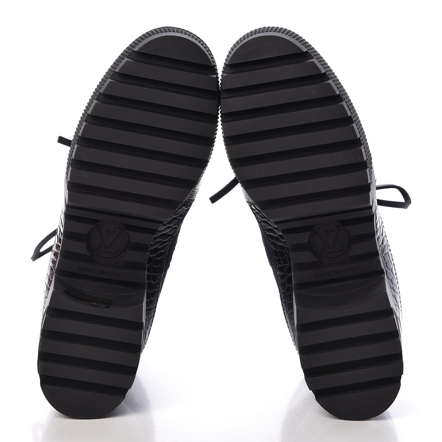 Louis Vuitton Suede Calfskin Monogram Laureate Platform Desert Boots 36 Black 5 of 9
