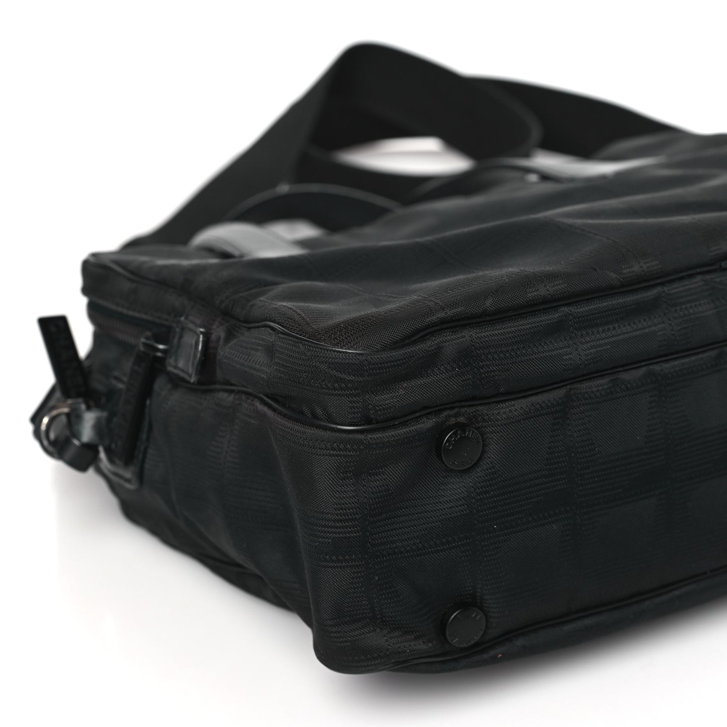 Nylon Travel Shoulder Bag Black