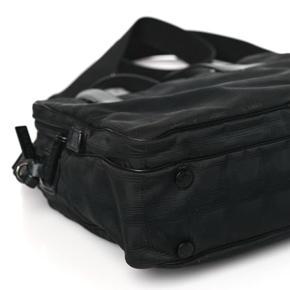 Chanel Nylon Travel Shoulder Bag Black 9 of 11
