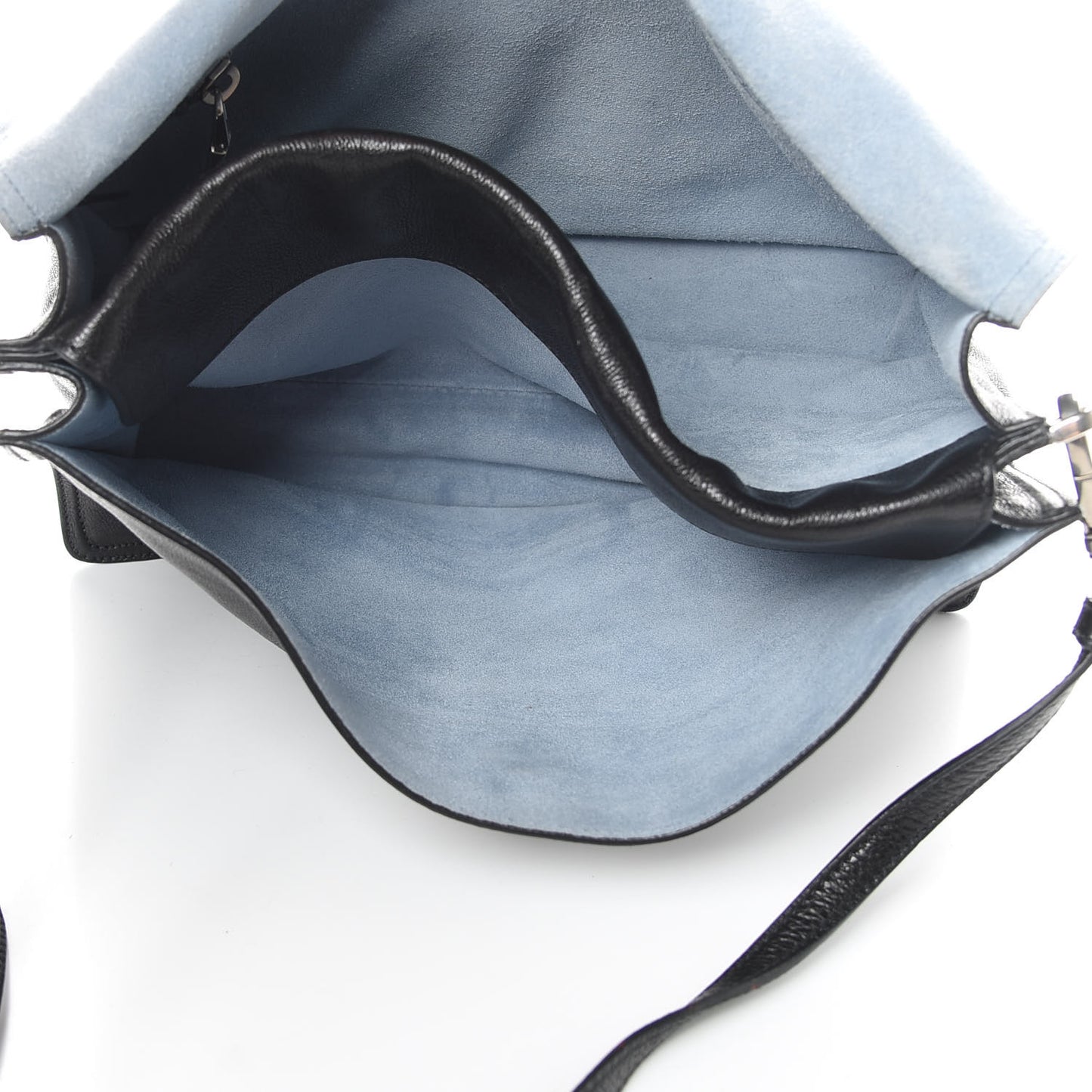 Glace Calf Etiquette Flap Black Astrale