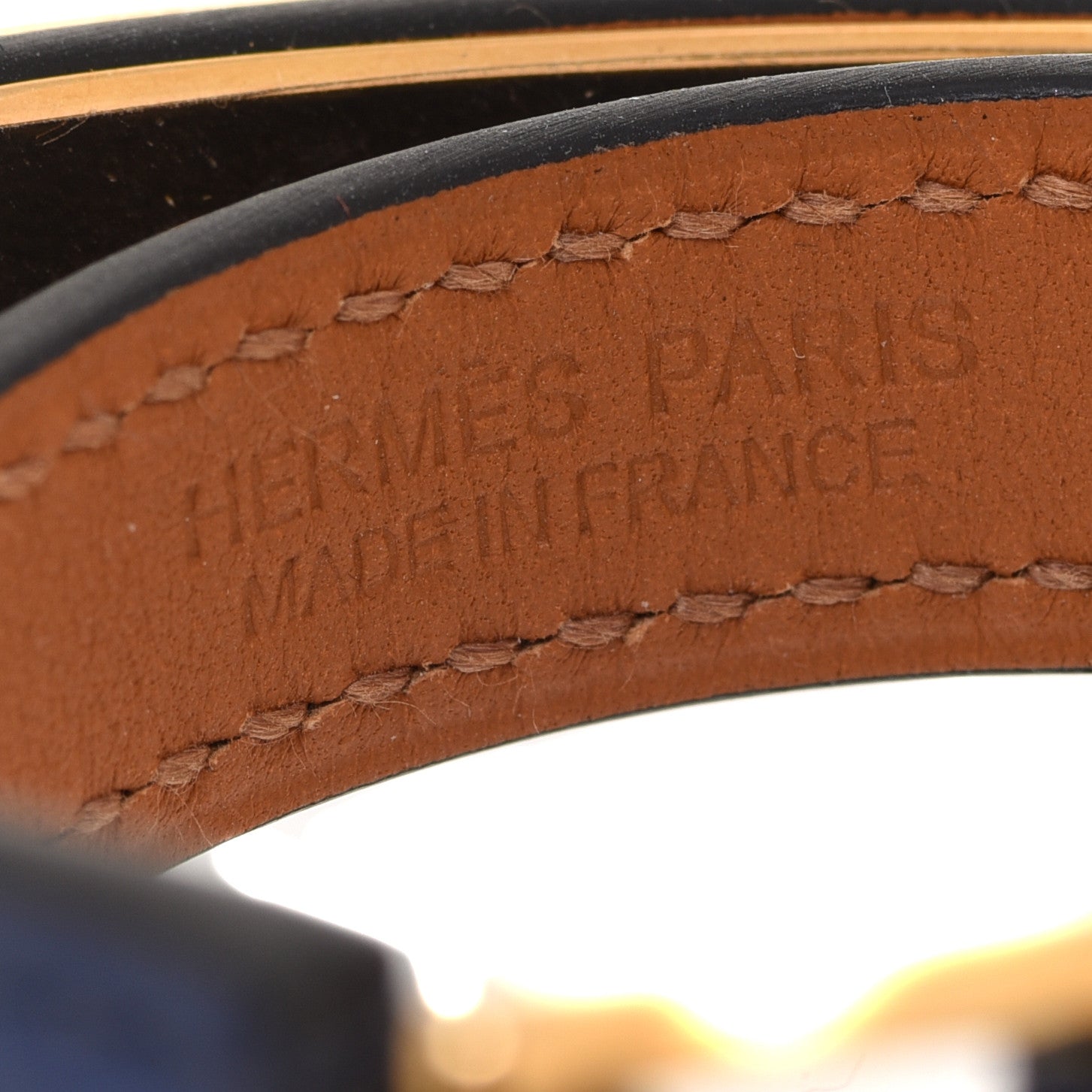 Hermes Swift Rivale Double Tour Bracelet S Bleu Saphir 4 of 6