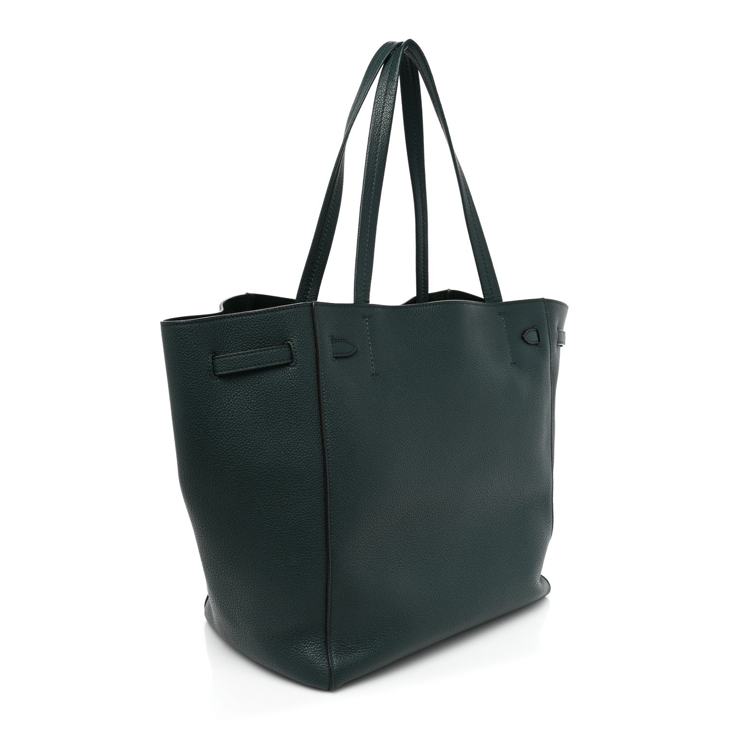 Celine Soft Grained Calfskin Small Belt Cabas Phantom Amazone 3 of 13