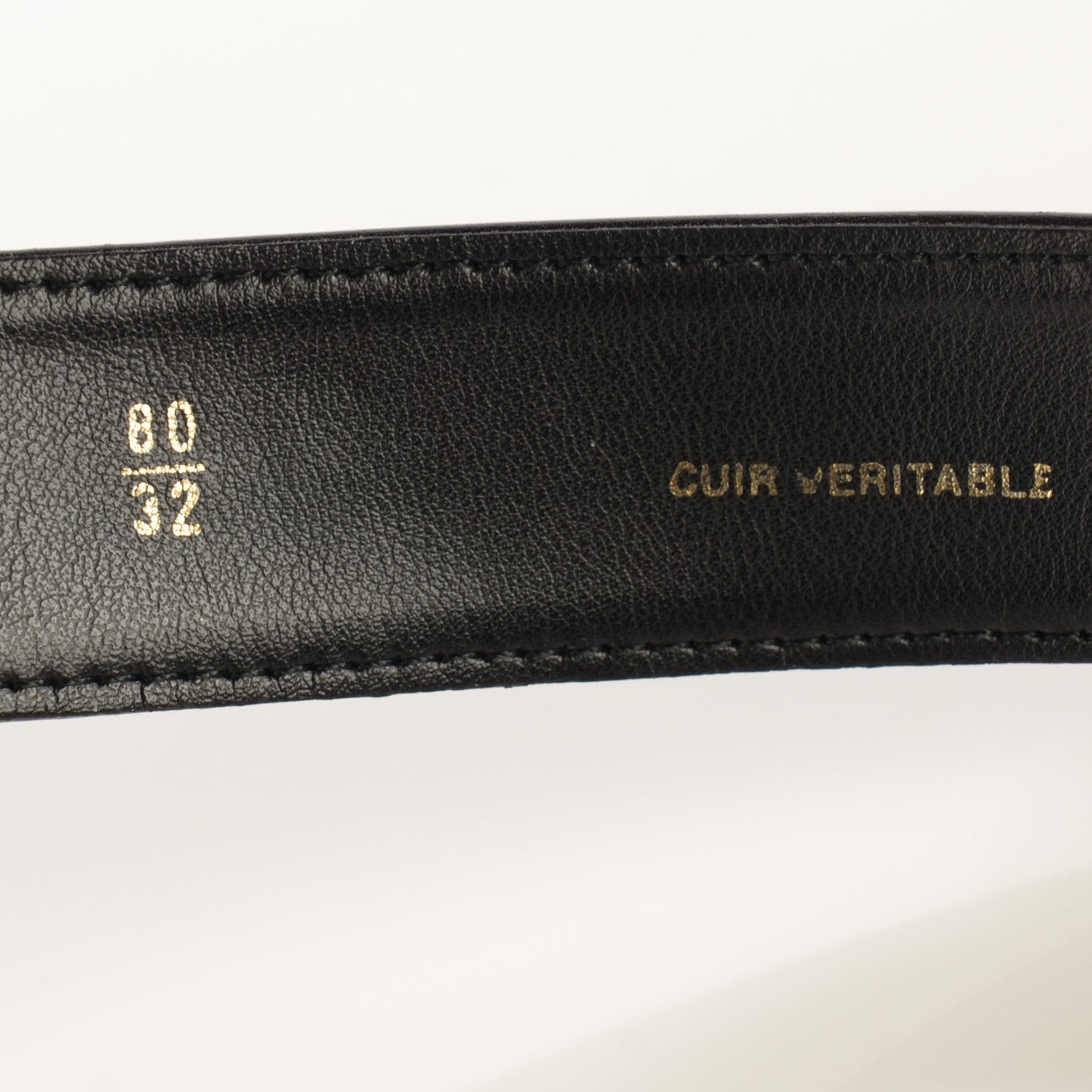 Chanel Lambskin CC Belt 80 32 Black 5 of 7