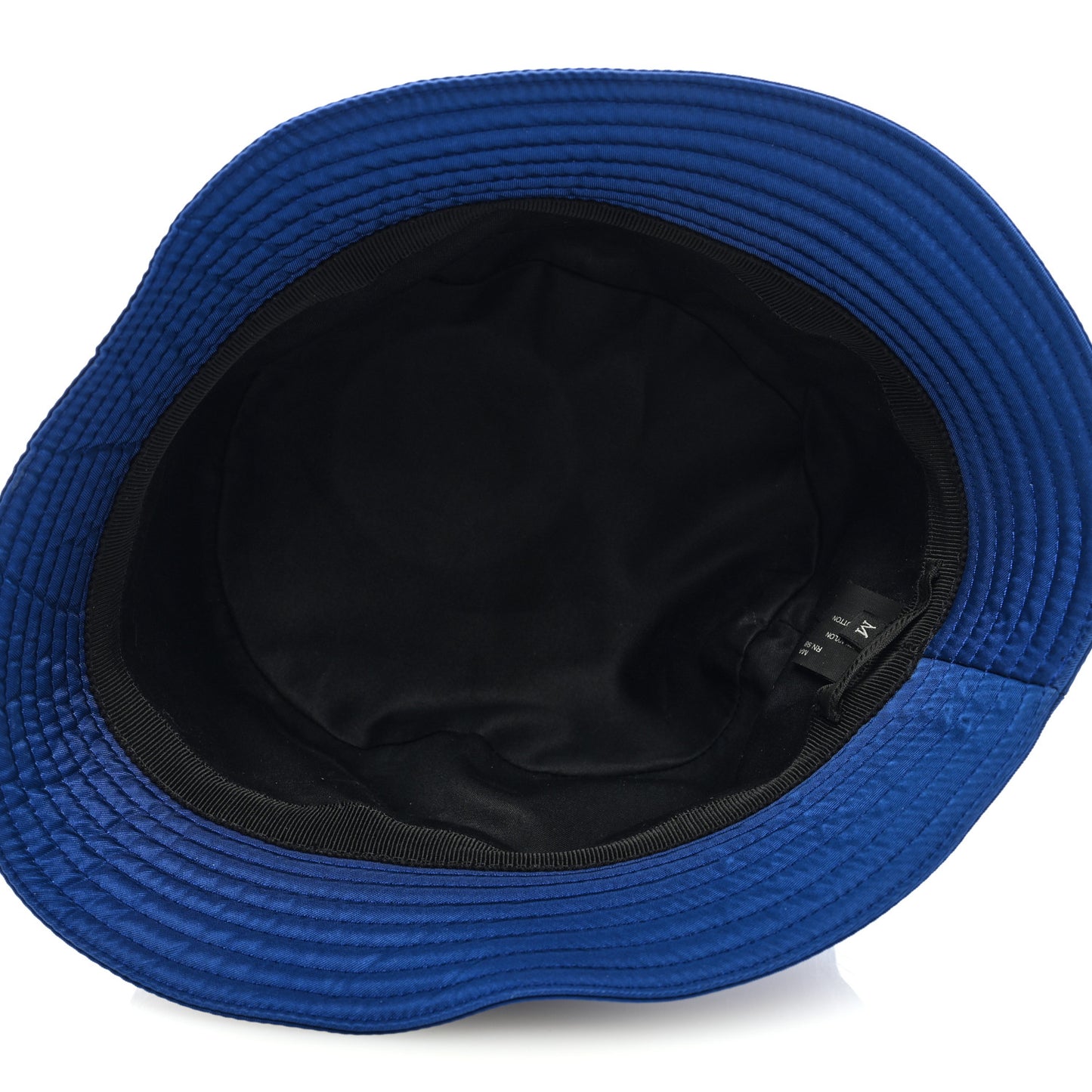 Nylon Metal Triangle Logo Mens Bucket Hat M Bluette