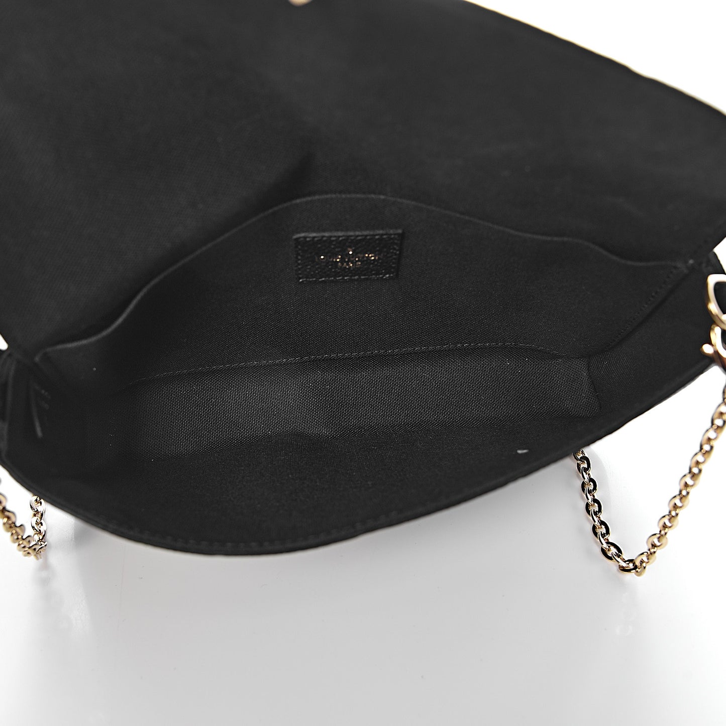 Empreinte Pochette Felicie Chain Wallet Black