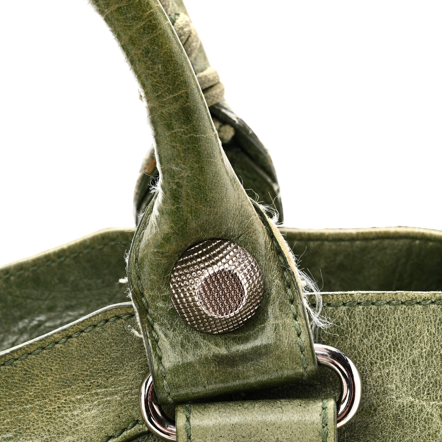 Agneau Giant 21 Silver Hardware City Vert Thyme