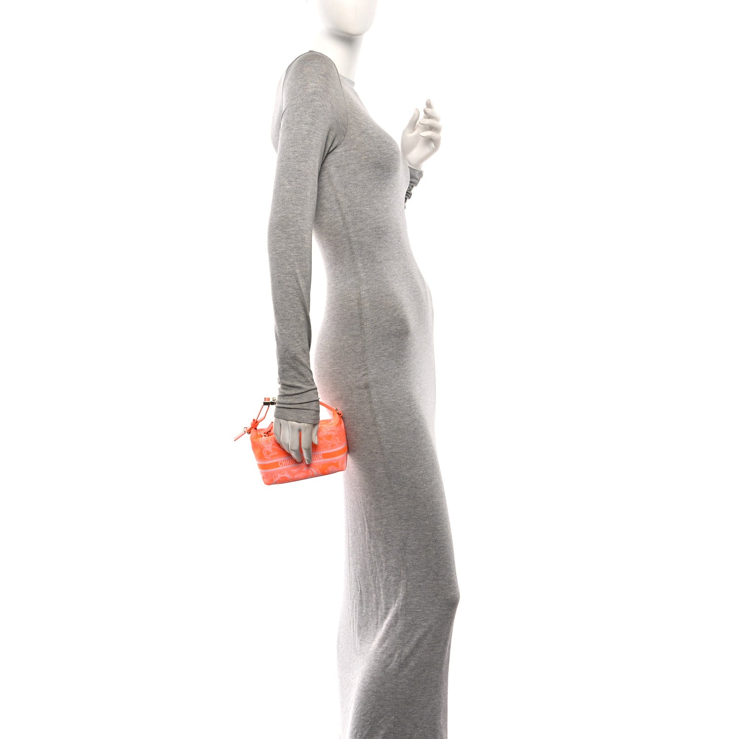 Christian Dior Technical Fabric Toile De Jouy DiorTravel Nomad Pouch Orange 2 of 13