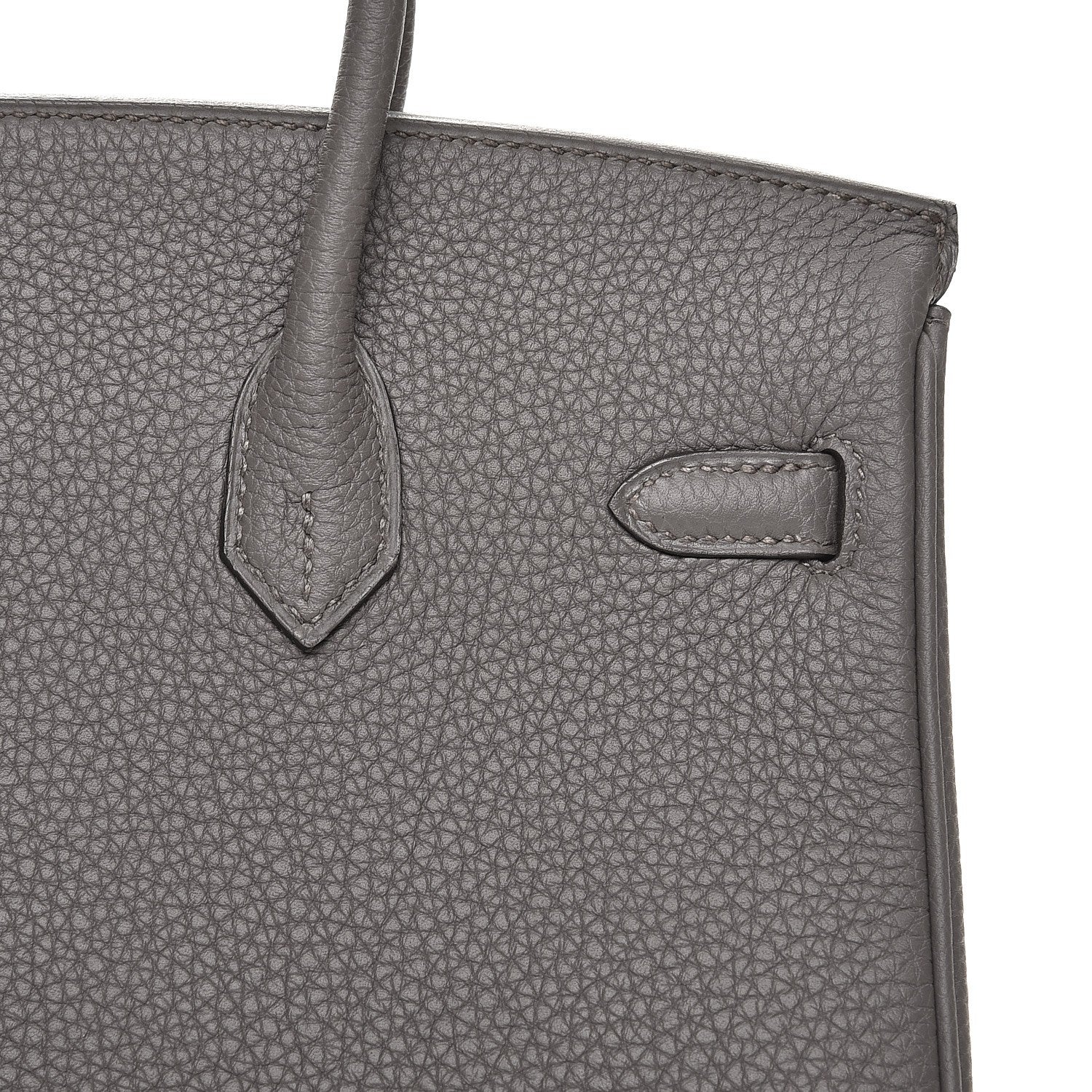 Hermes Togo Birkin 25 Etain 19 of 31