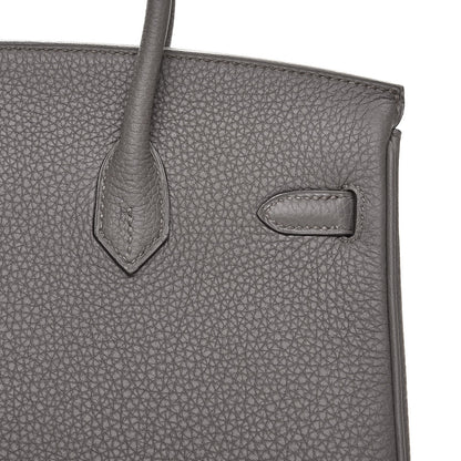 Hermes Togo Birkin 25 Etain 19 of 31