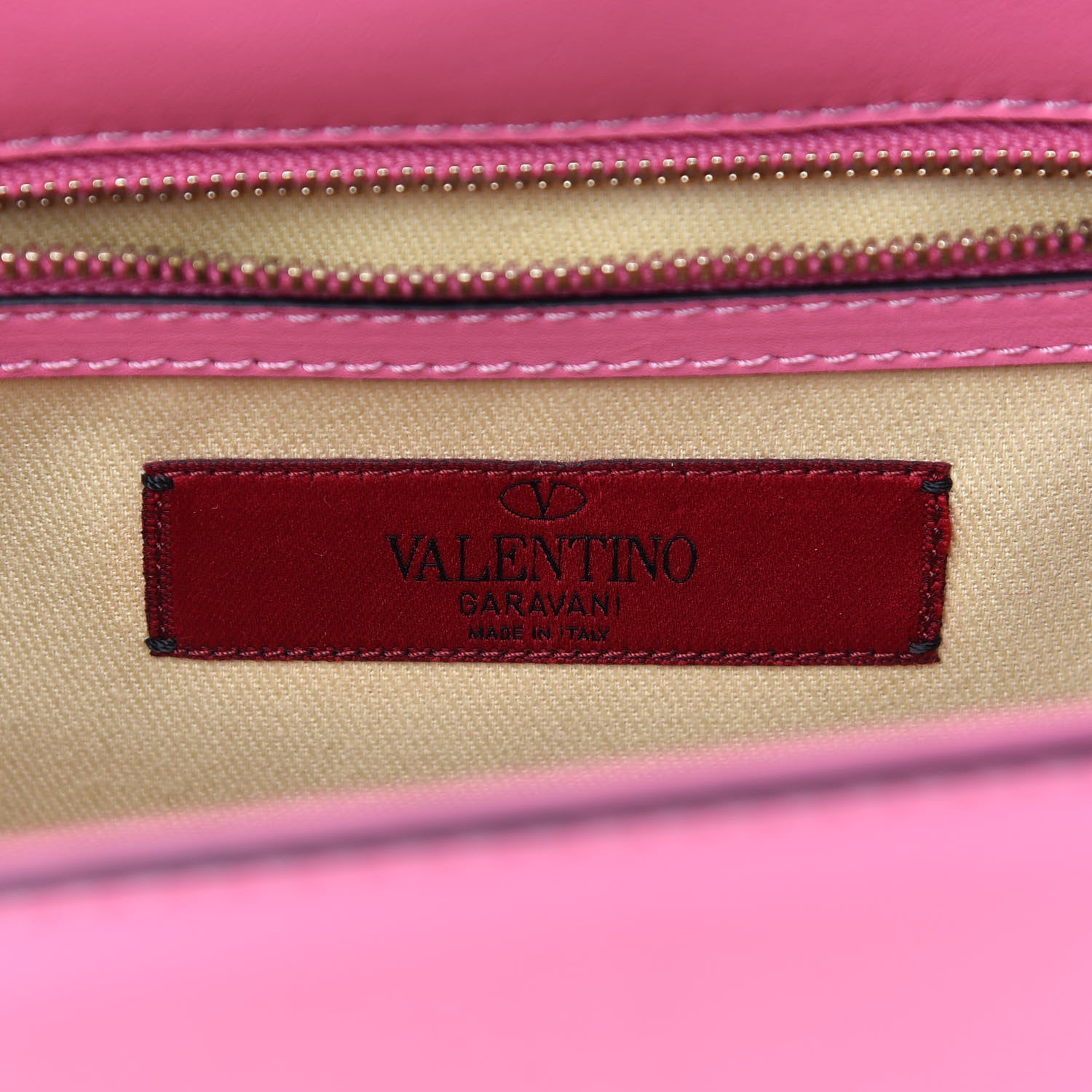Valentino Garavani Vitello Medium Glam Lock Rockstud Flap Ninphea 10 of 11