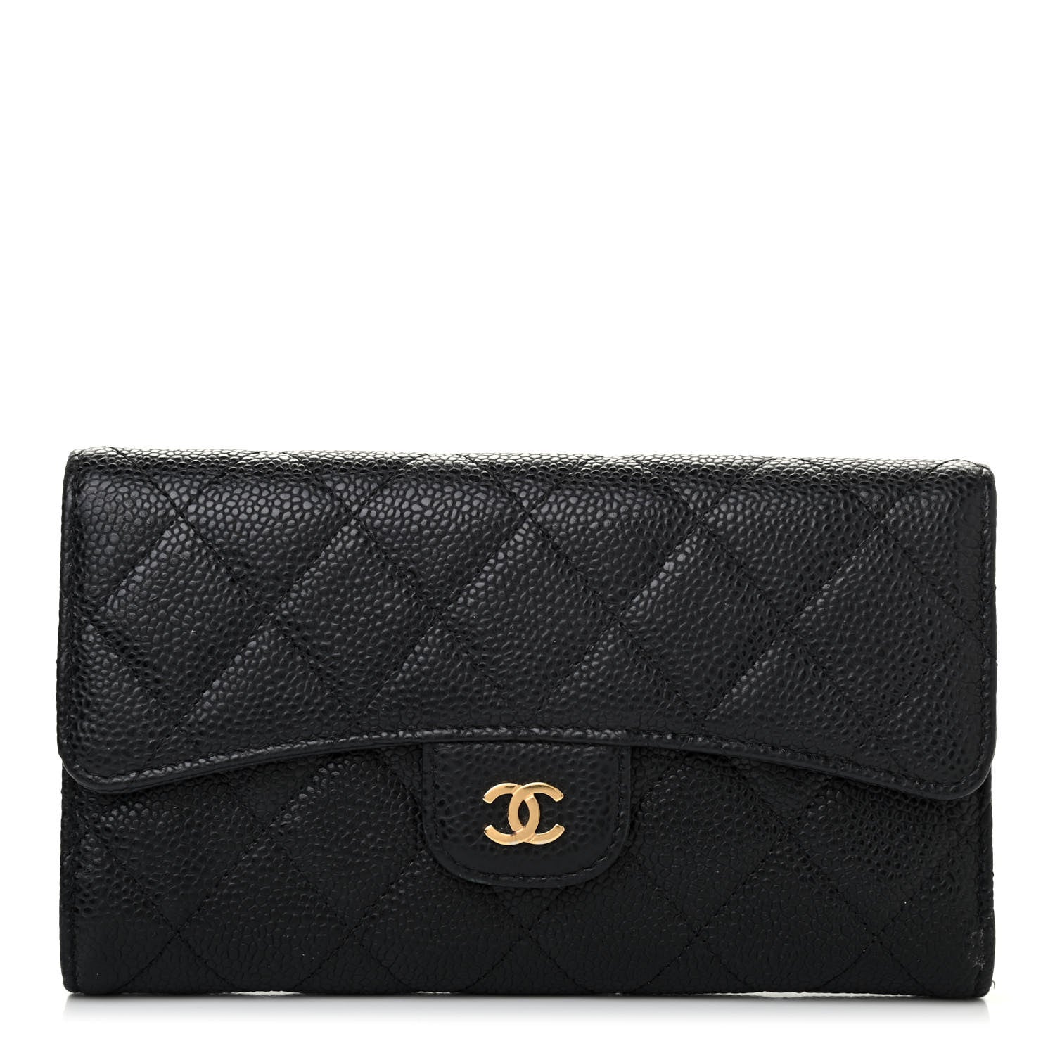 Chanel Caviar Quilted Medium Flap Wallet Black 1 of 4