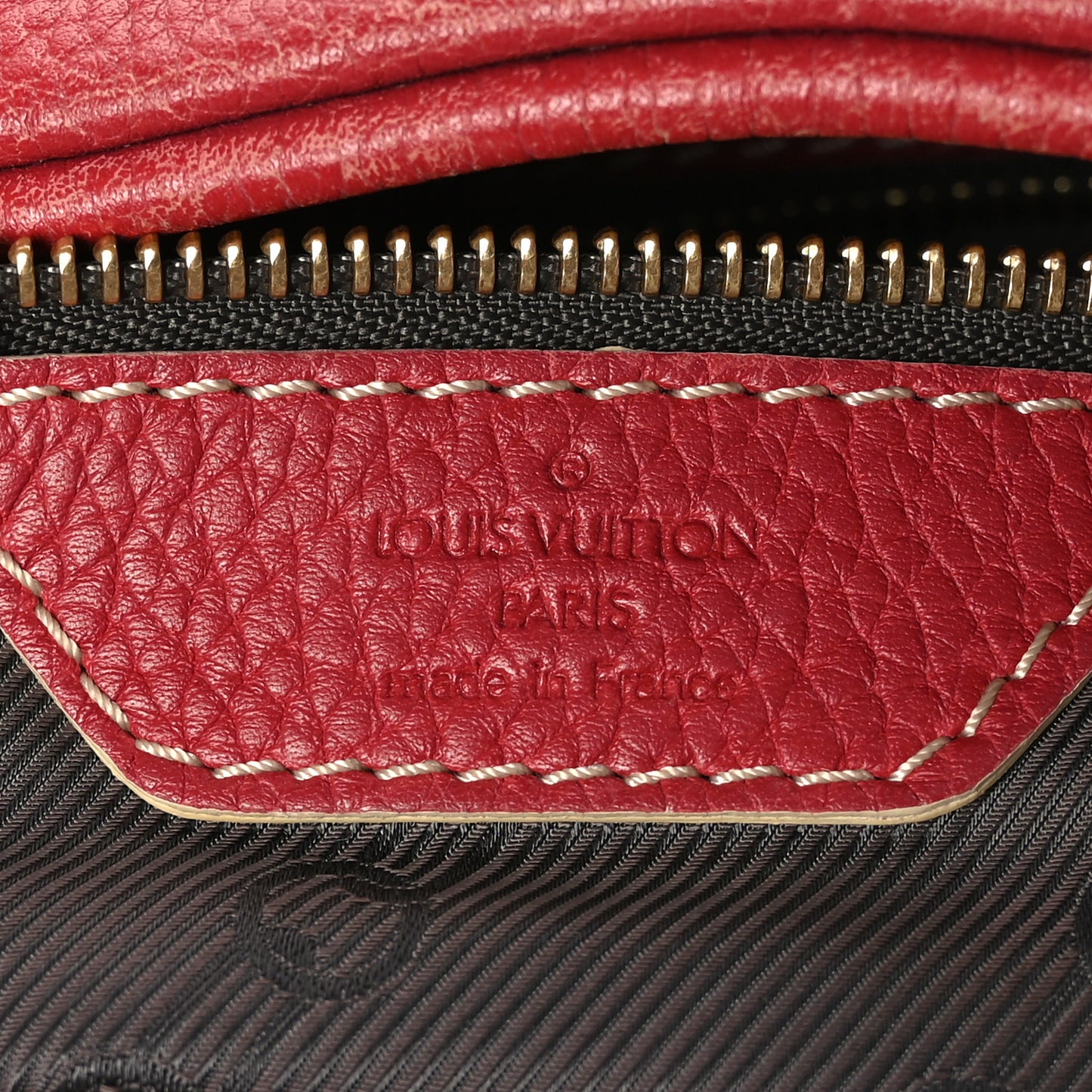 Tobago Leather Carryall Red