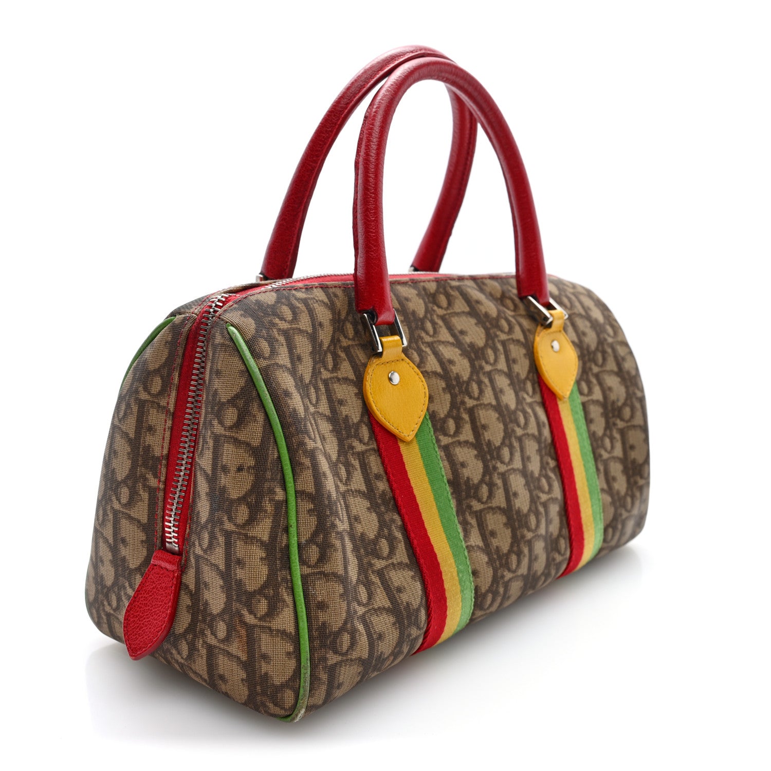 Christian Dior Monogram Rasta Boston Beige 2 of 9