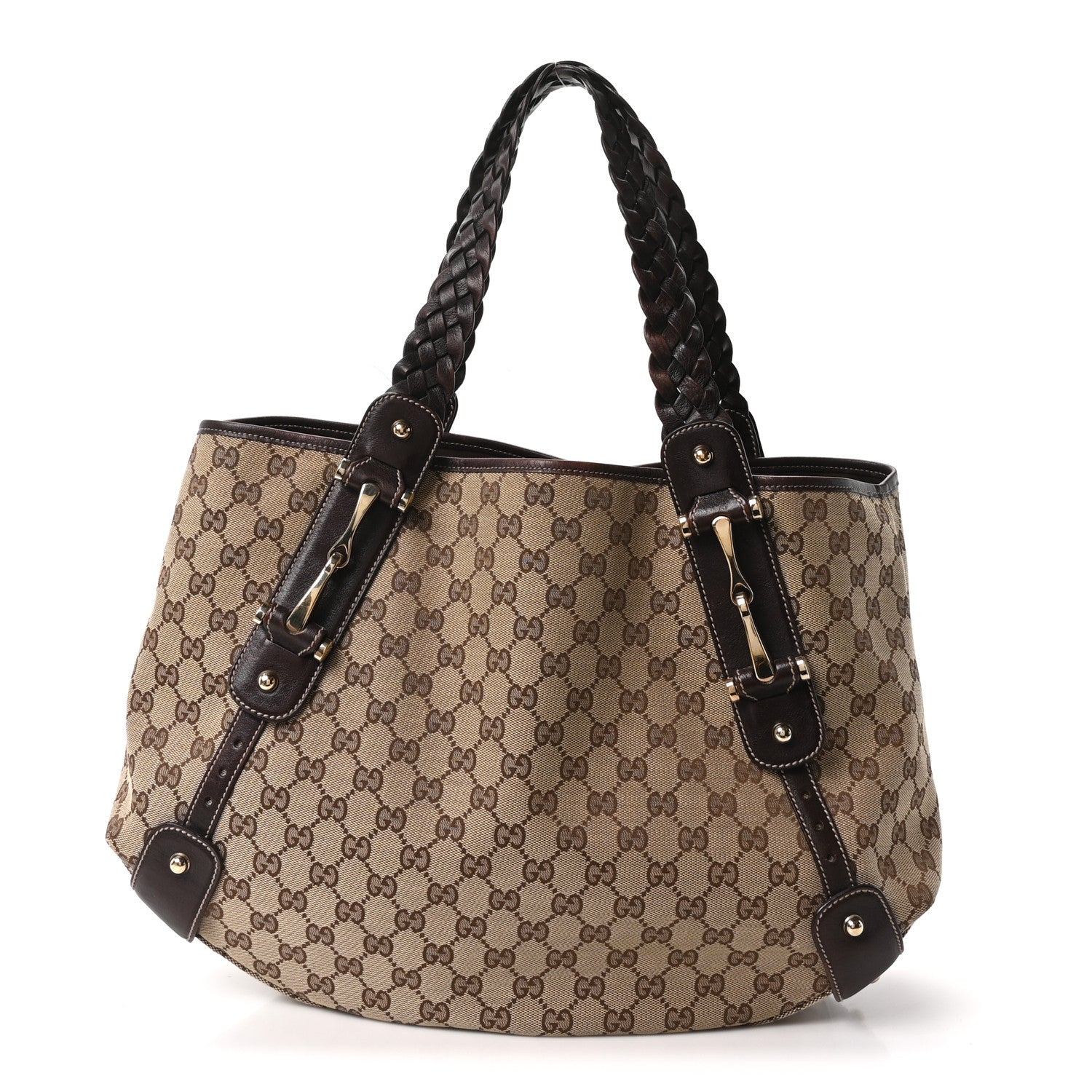 Gucci Monogram Medium Pelham Shoulder Bag Dark Brown 1 of 10