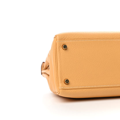Hermes Taurillon Clemence Kelly Retourne 32 Sable 9 of 10