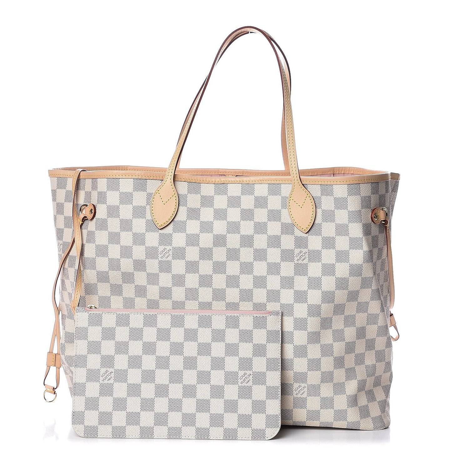 Damier Azur Neo Neverfull GM Rose Ballerine