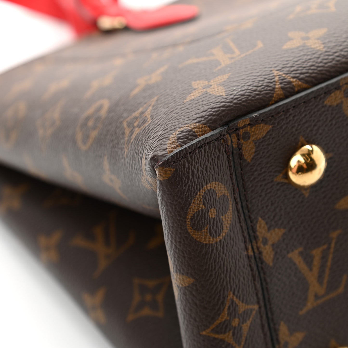 Monogram Flower Tote Coquelicot