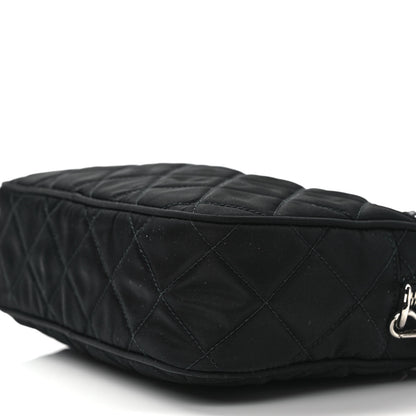 Prada Nylon Tessuto Impuntu Quilted Bandoliera Crossbody Bag Black 7 of 7