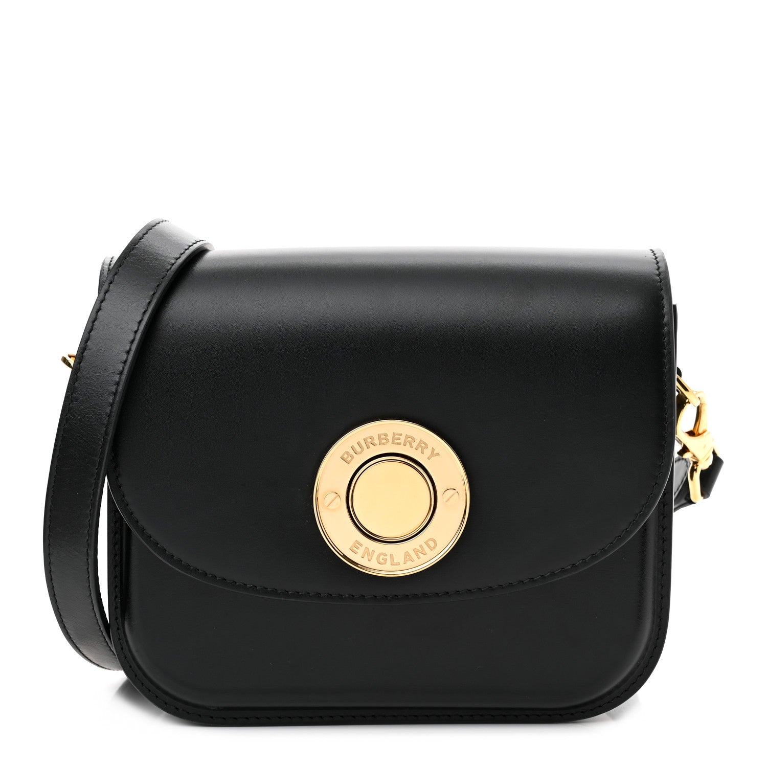 Burberry Calfskin Small Elizabeth Bag Black 1 of 8