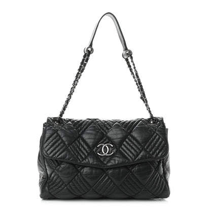 Chanel Lambskin In and Out XL Maxi Flap Black 1 of 11